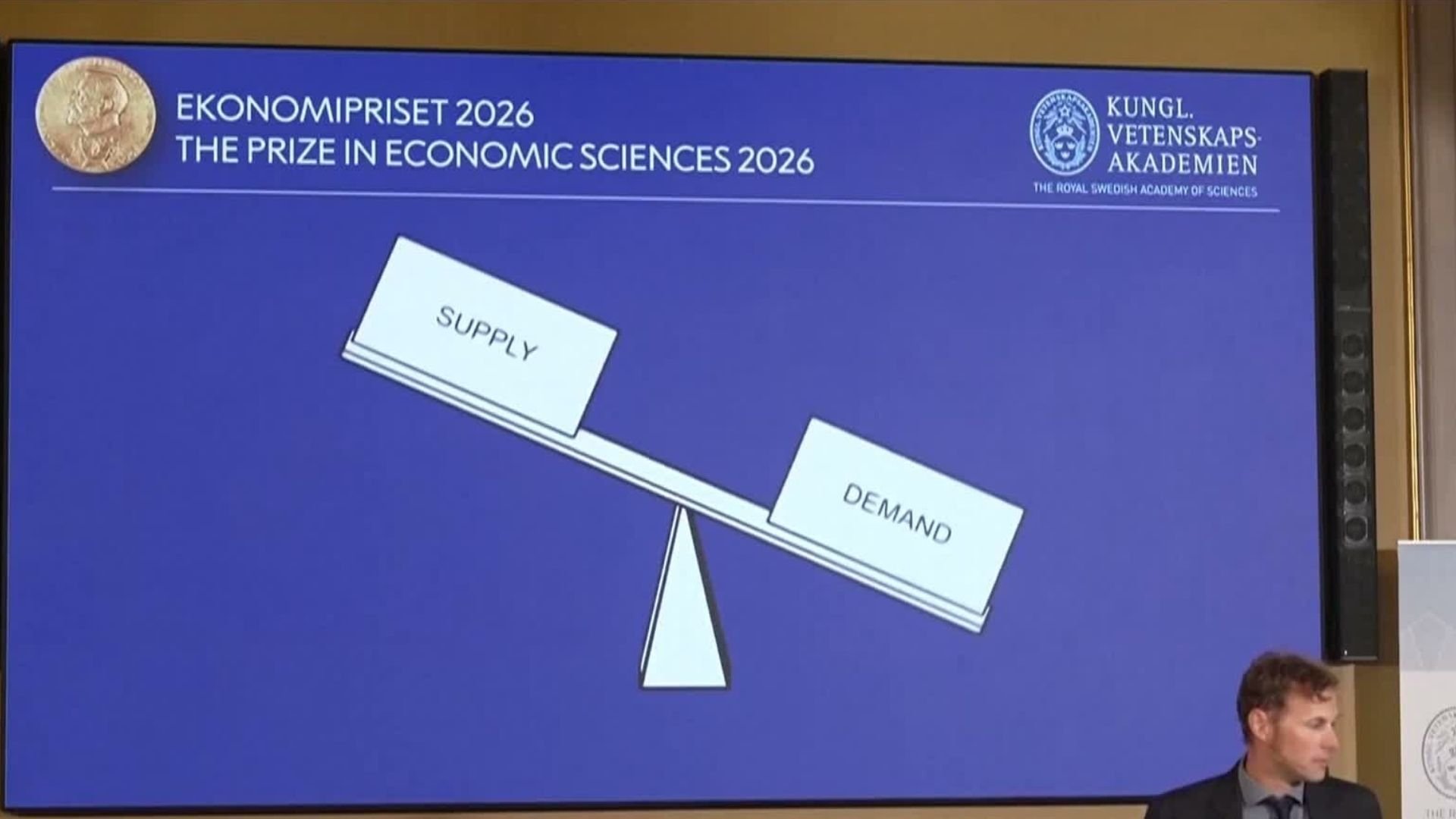 Video thumbnail for Nobel Prize in Economics 2026: How models help stabilise global economies