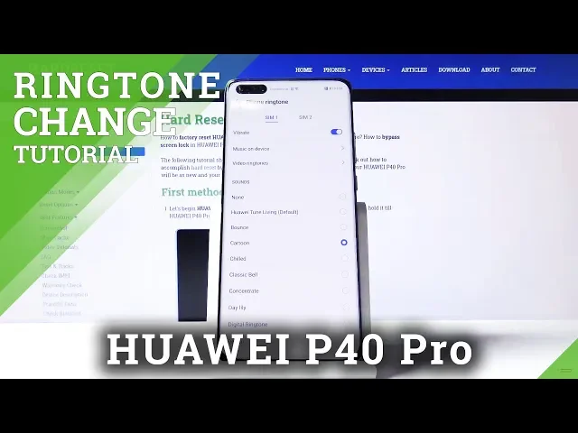 Video thumbnail for How to Change Ringtone in HUAWEI P40 Pro – Find Ringtone List