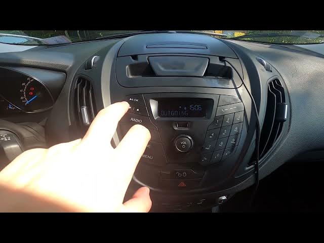 Video thumbnail for How to Check Contact List on Radio Display in Ford Tourneo Connect II ( 2013 – 2018 ) | Phonebook