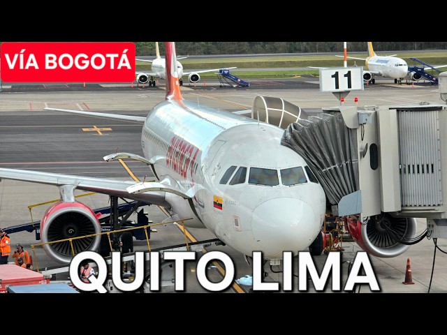 Video thumbnail for ¡ESCALA de INFARTO en BOGOTÁ! ✈️ Casi pierdo mi vuelo a LIMA con AVIANCA 😱
