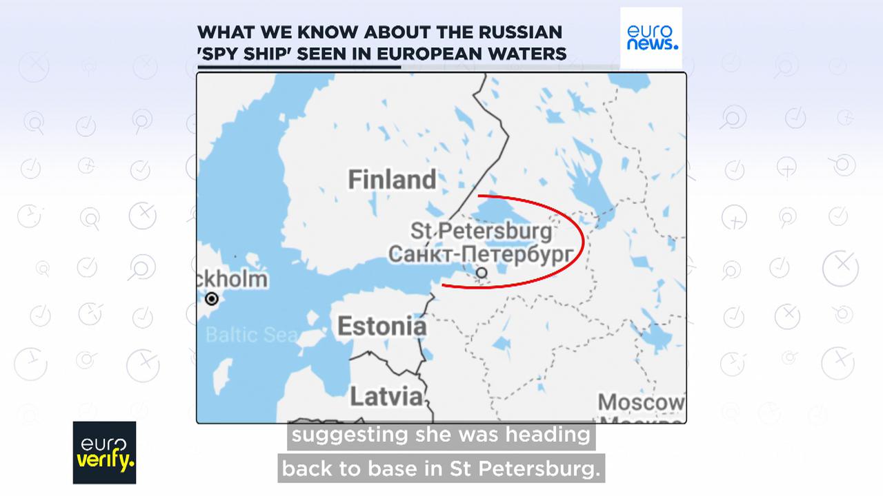 Video thumbnail for What do we know about the Russian ‘spy ship’ Yantar tracked in UK waters?