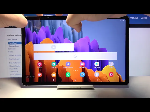 Video thumbnail for Safe Mode SAMSUNG Galaxy Tab S7 | How to Enter & Quit Safe Moe