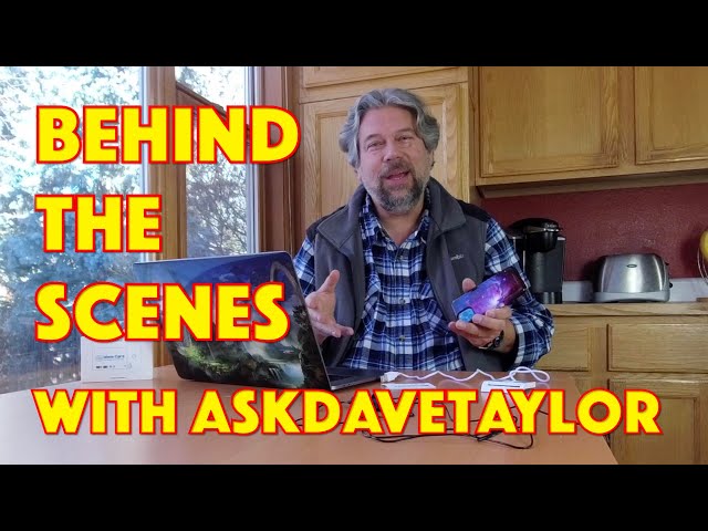 Video thumbnail for AskDaveTaylor BEHIND THE SCENES with the Mevo Start