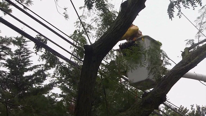 Video thumbnail for Thousands of Long Islanders without power after severe thunderstorm, damaging winds