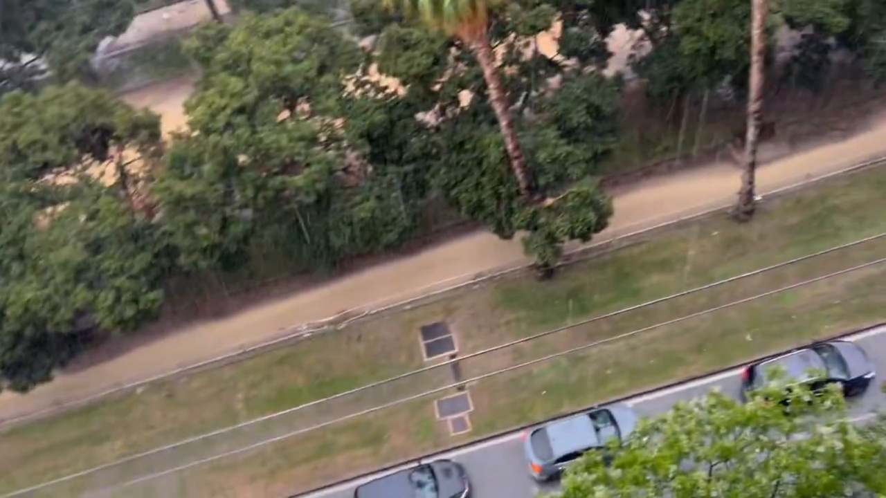 Video thumbnail for Heavy rainfall floods roads in Alicante, Spain