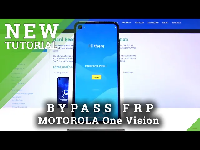 Video thumbnail for How to Bypass Google Verification in MOTOROLA One Vision – Unlock FRP