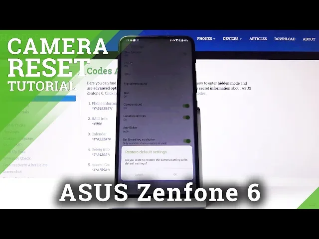 Video thumbnail for How to Reset Camera in ASUS Zenfone 6 – Restore Camera Defaults