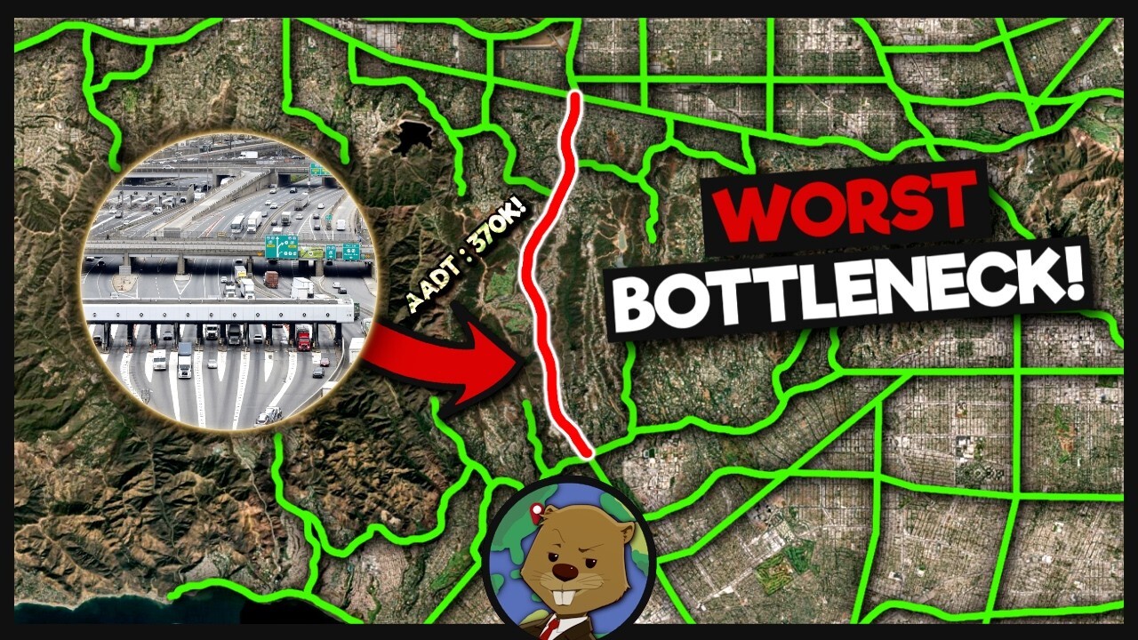 Video thumbnail for What's America's Worst Highway Traffic Bottleneck?