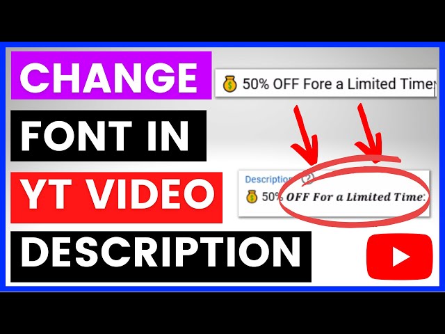Video thumbnail for How To Change Font In YouTube Video Description? [in 2025]