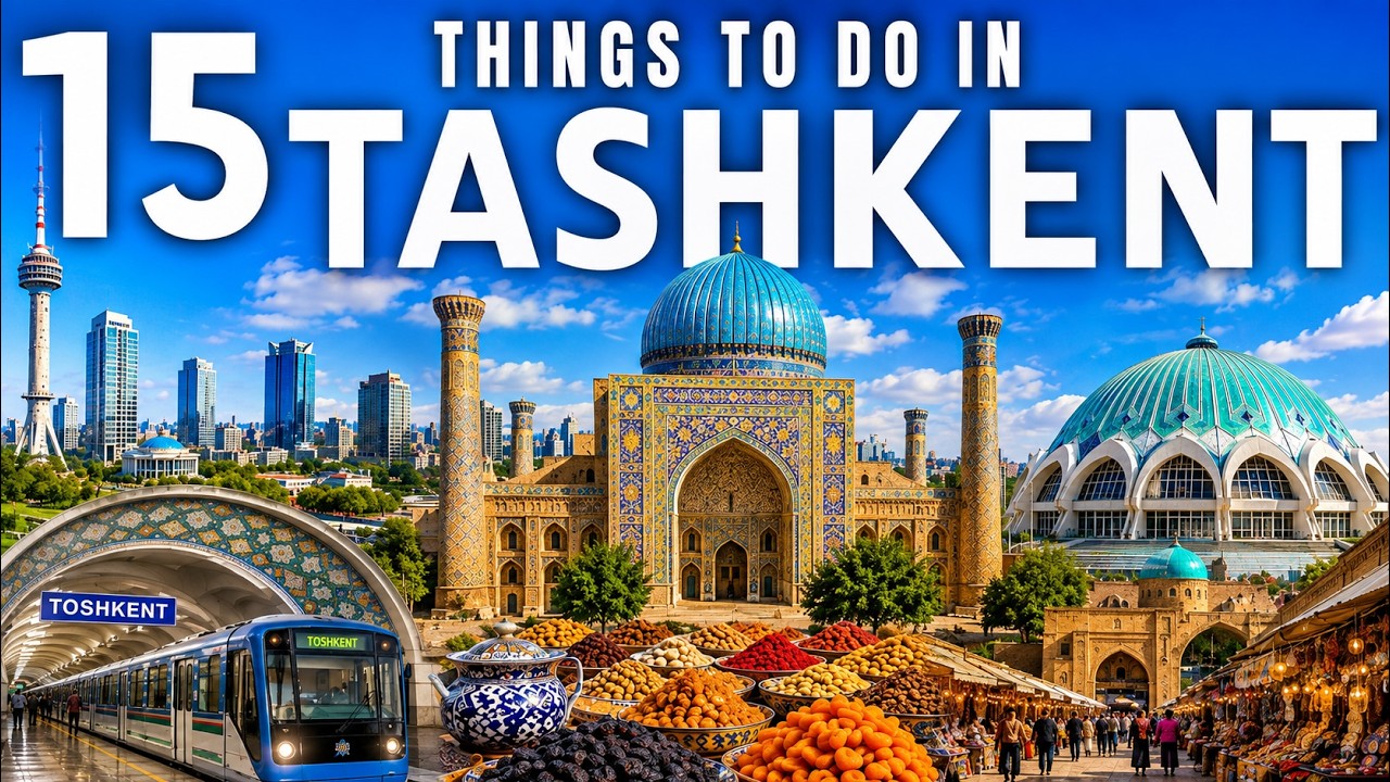 Video thumbnail for Best Things To Do in Tashkent Uzbekistan Travel Guide 2026 4K
