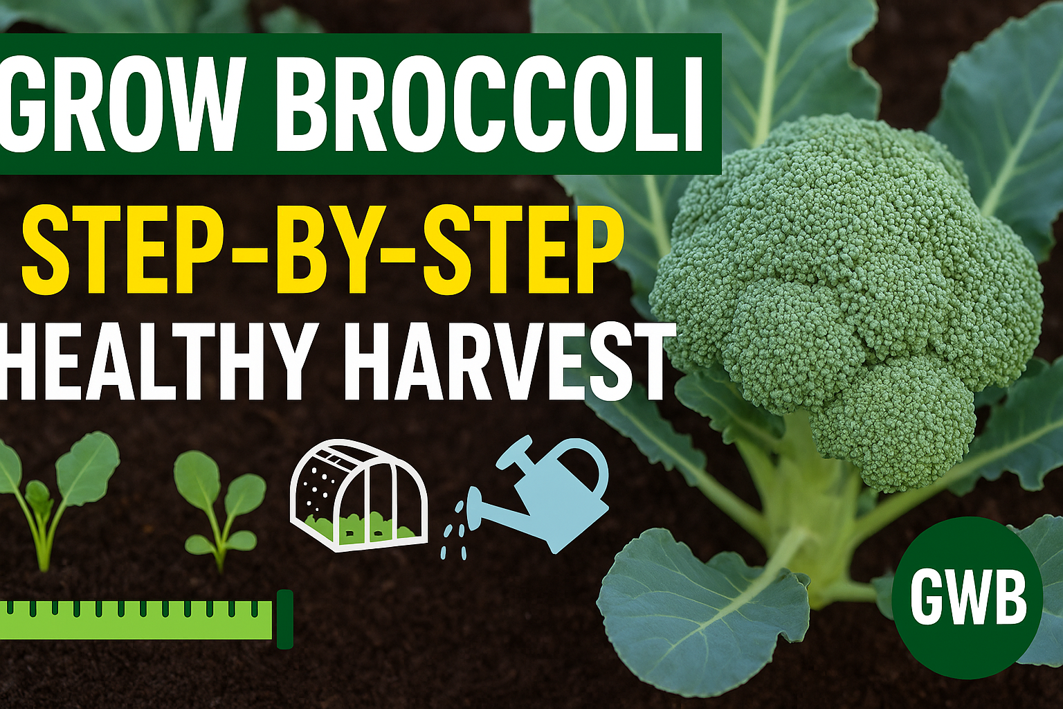 Video thumbnail for 🎥 ✅ 🥦 How to Grow Broccoli Like a Pro 🌱 | Step-by-Step Guide for a Big, Healthy Harvest 🌿✨