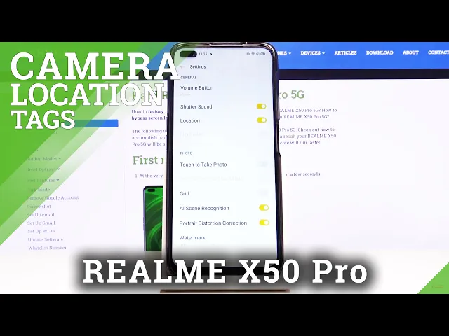 Video thumbnail for How to Activate Camera Location Tags in Realme X50 Pro – Disable Geotagged Photos