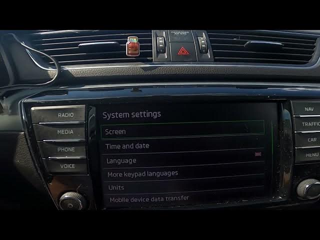 Video thumbnail for How to Find and Manage Display Settings in Skoda Superb III ( 2015 – Now )