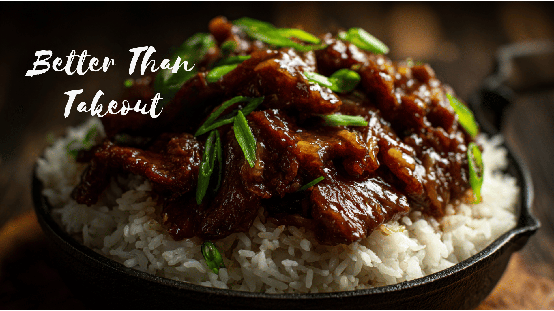 Video thumbnail for Easy Mongolian Beef Recipe | Sweet & Savory Skillet Dinner