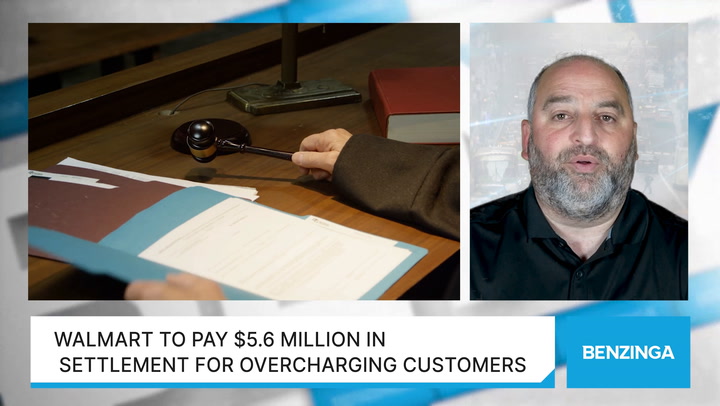 'Video thumbnail for Walmart To Pay $5.6 Million In Settlement For Overcharging Customers'