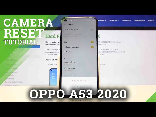 Video thumbnail for How to Reset Camera Settings in OPPO A53 2020 – Restore Camera Defaults