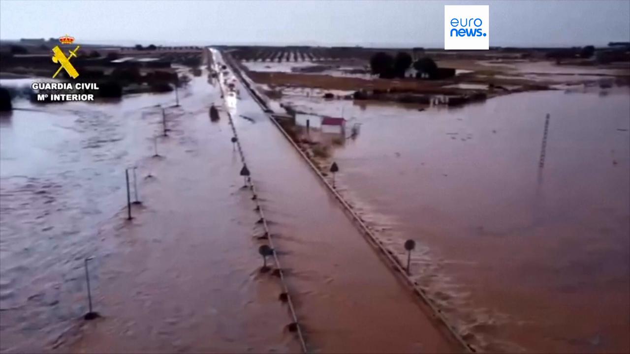 Video thumbnail for Showers and storms across Spain this weekend, floods kill 102-year-old woman