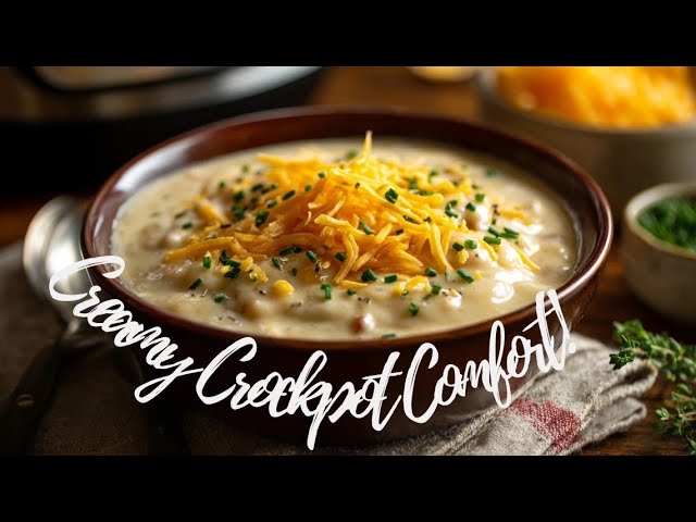 Video thumbnail for Paula Deen’s Crockpot Potato Soup | The Ultimate Creamy Comfort Meal