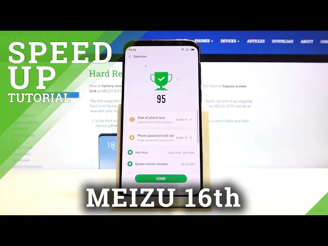 Video thumbnail for How to Optimize Your MEIZU 16TH - Speed Up System