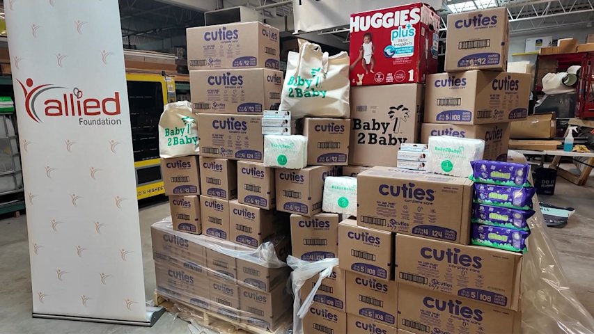 Video thumbnail for Diaper bank sees 'surge in need' across Long Island