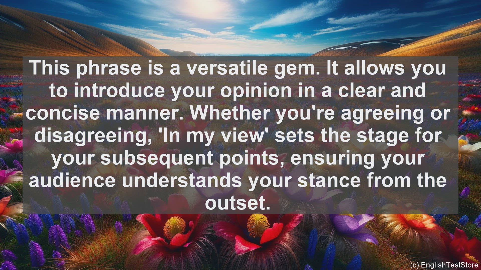 'Video thumbnail for Top 10 Phrases for Expressing Opinions'