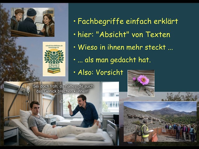 Video thumbnail for "Absicht" - Vorsicht: Was im Text steht, ist entscheidend - und "Absicht" hat auch ein Vulkan ;-)