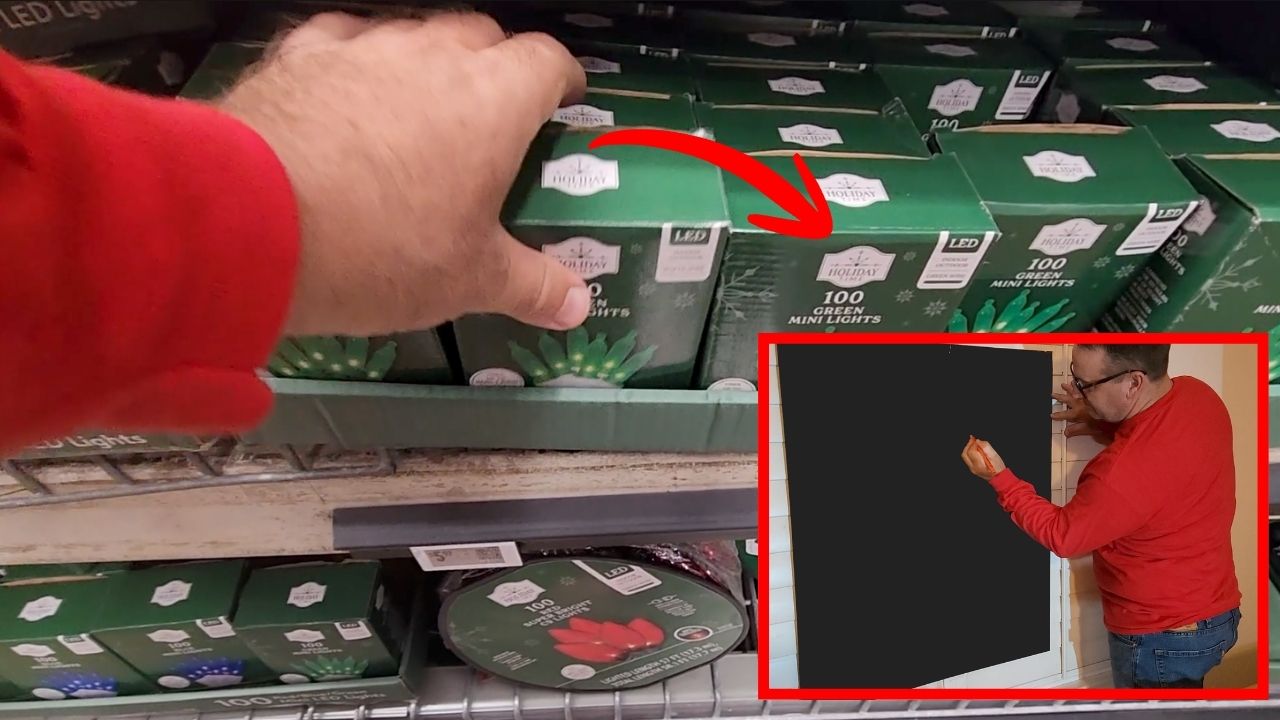 Video thumbnail for The BRILLIANT new way people are using Dollar Store Christmas lights in their windows!