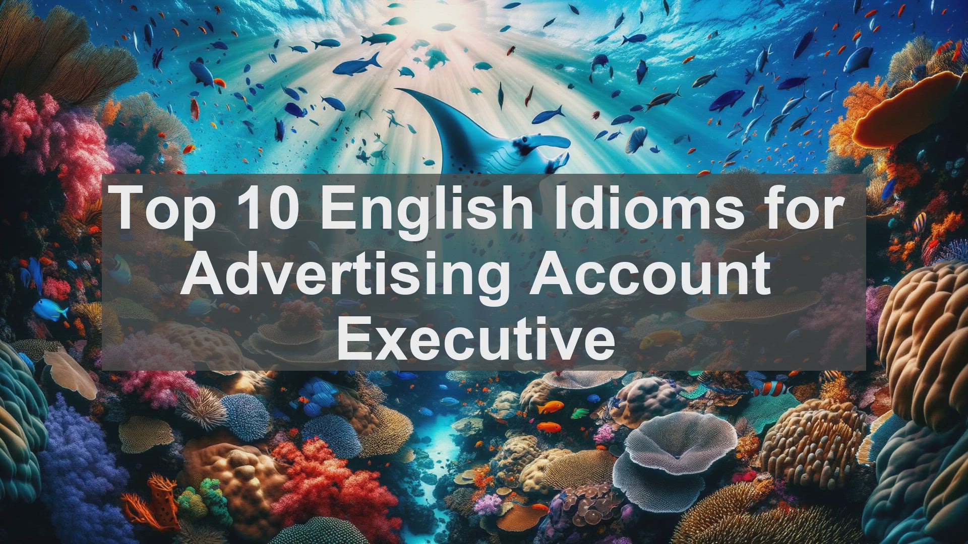 'Video thumbnail for Top 10 English Idioms for Advertising Account Executive'