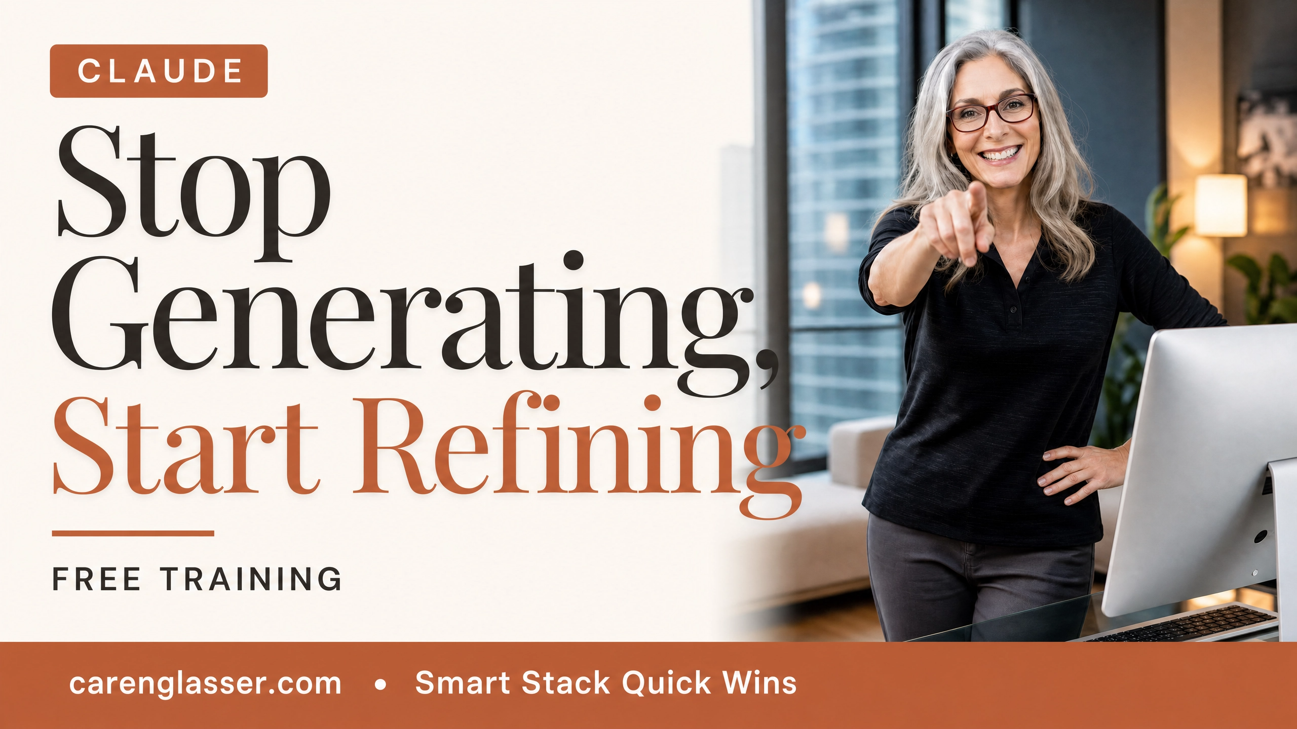 Video thumbnail for Stop Generating Start Refining With Claude AI