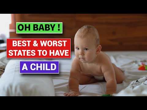 Video thumbnail for Best & worst states for having a baby
