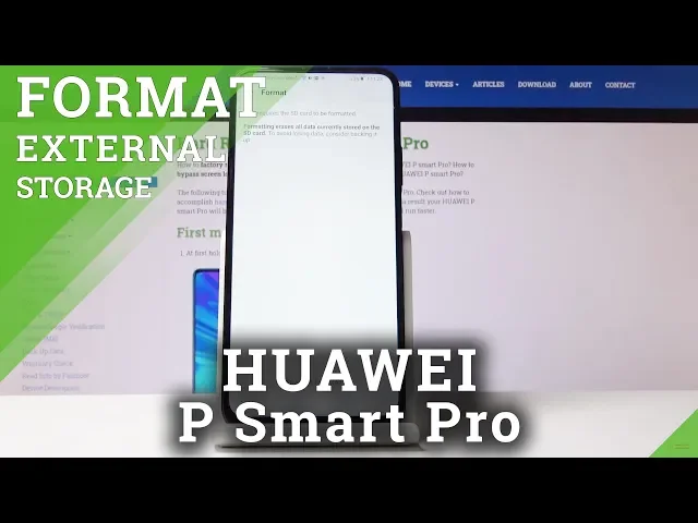 Video thumbnail for How to Delete Data from SD Card in Huawei P Smart Pro – Memory Card Format