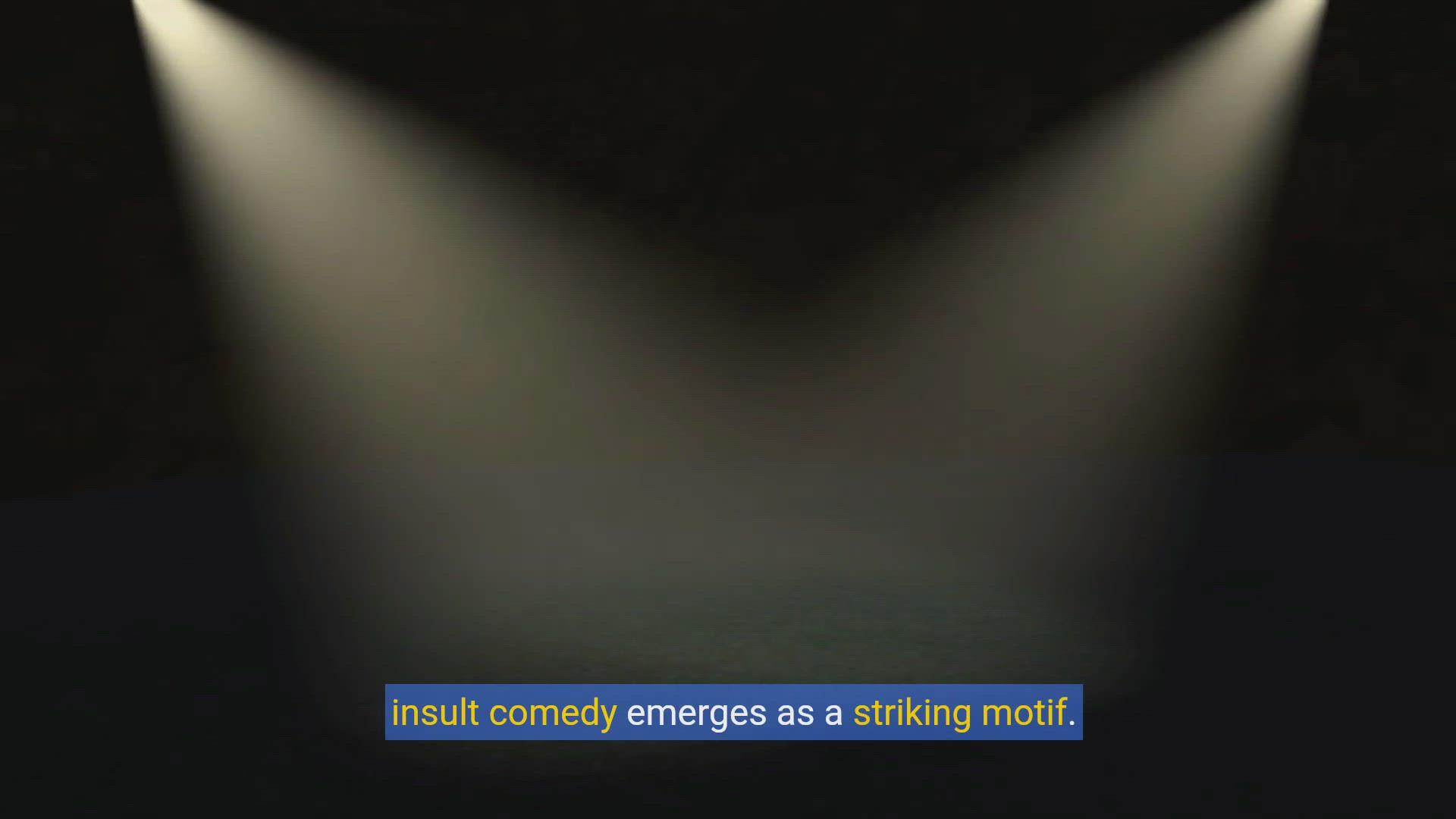 'Video thumbnail for The Fine Line: Navigating Insult Comedy & Its Societal Echoes'