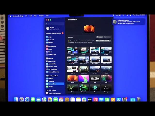 Video thumbnail for How To Change Screen Saver Image On Macbook Air M2 2023