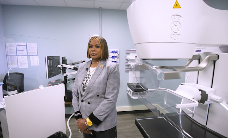 Video thumbnail for 'Just go get it done.' WNBA legend encourages early breast cancer screenings