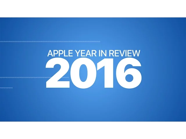 Video thumbnail for Apple Year in Review 2016