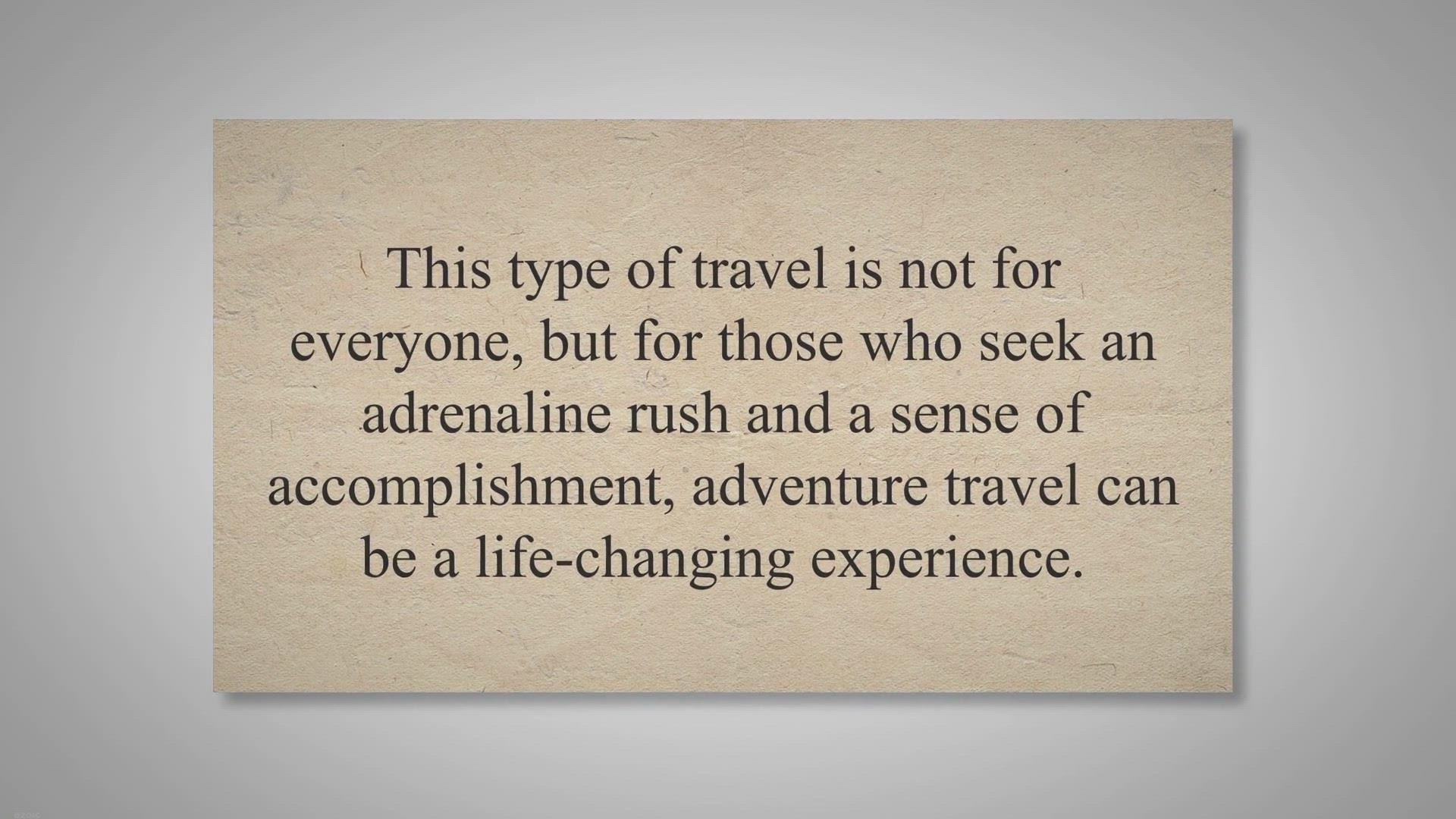 'Video thumbnail for Unleashing the Thrill-seeker in You: A Comprehensive Guide to Adventure Travel'