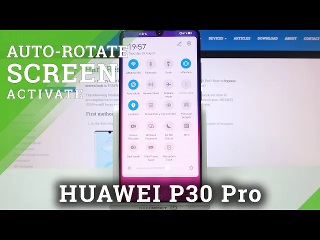 Video thumbnail for HUAWEI P30 Pro and Changing Screen Orientation - Turn On Auto-Rotation