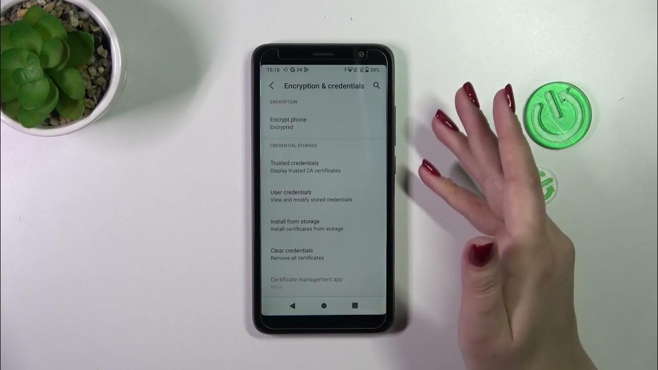 Video thumbnail for How to Clear Credentials on TCL 403? | Remove All Certificates