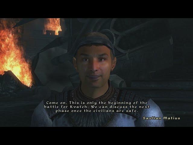 Video thumbnail for The Elder Scrolls IV Oblivion - Breaking The Siege of Kvatch: Aid & Re-Take City with Savian Matius