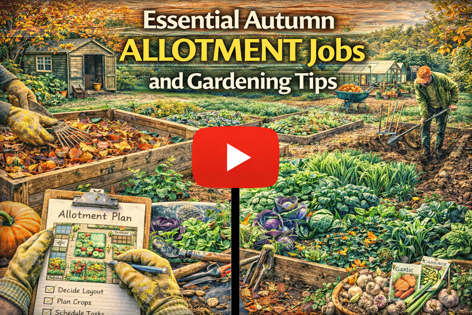 Video thumbnail for Essential Autumn Allotment Jobs and Gardening Tips