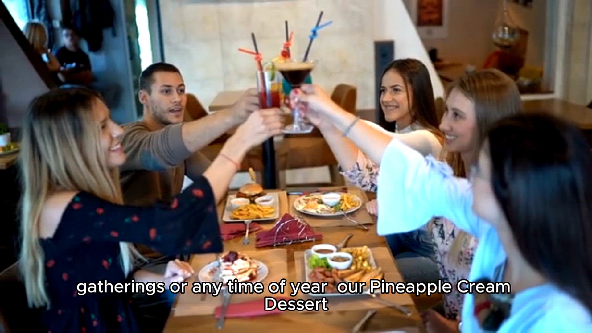 Video thumbnail for No-Bake Pineapple Cream Dessert Recipe