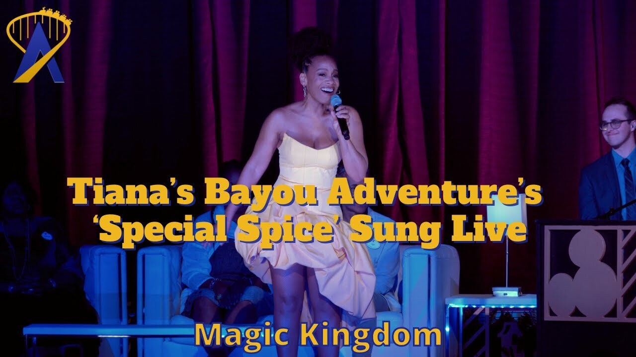 Video thumbnail for Anika Noni Rose Sings 'Special Spice' Live from Tiana's Bayou Adventure