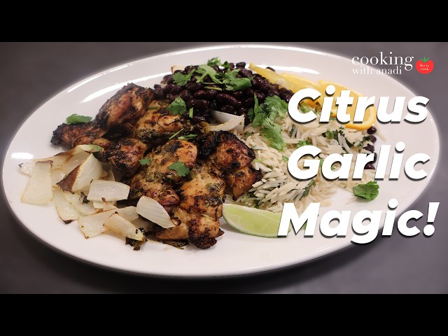 Video thumbnail for Air Fryer Cuban Mojo Chicken 🔥 Juicy, Zesty & Easy to Make