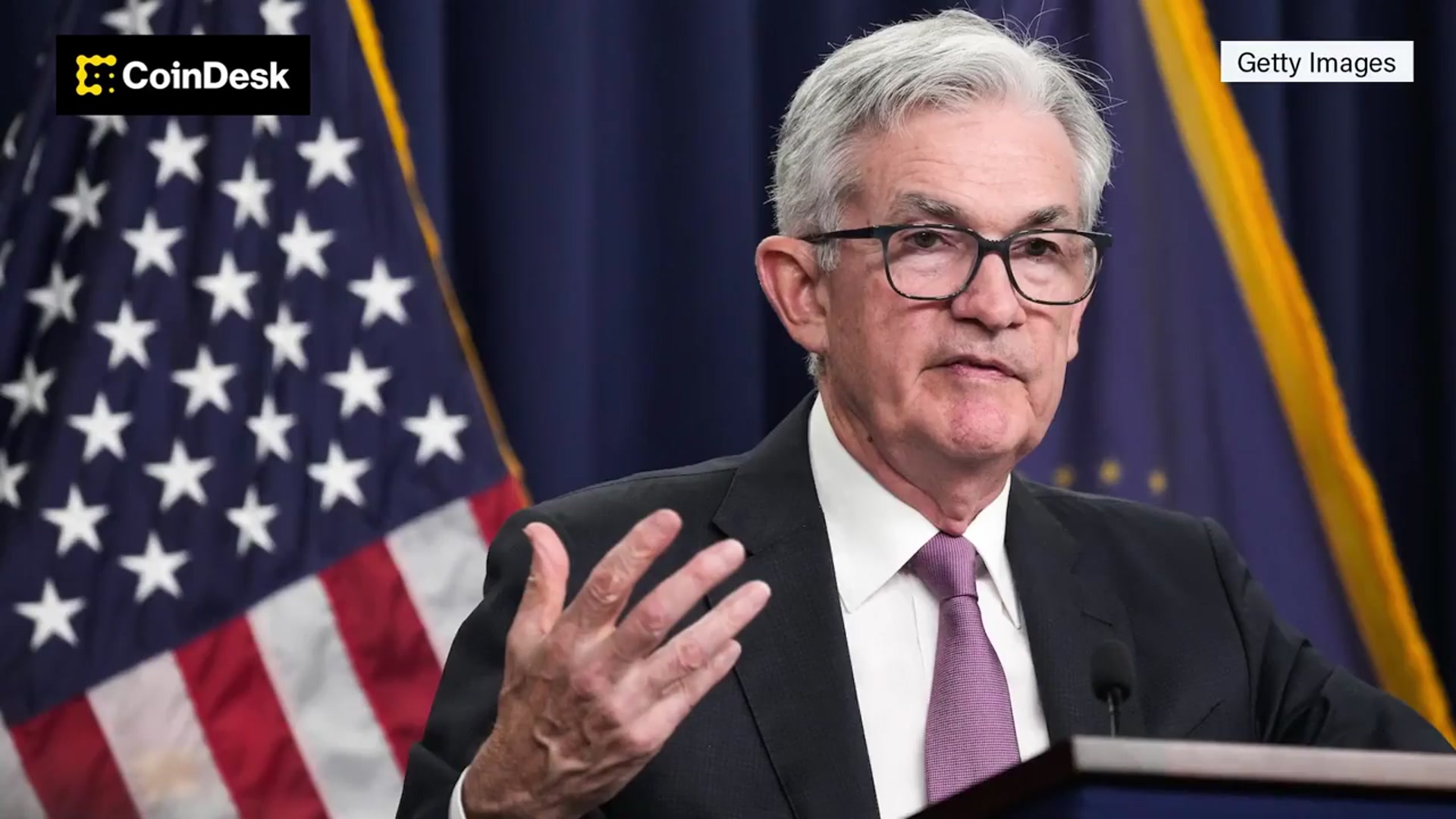 'Video thumbnail for Fed Chair Powell's Dovish Speech Sent Crypto Markets Flying'