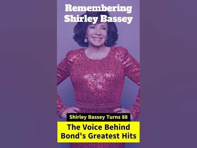 Video thumbnail for 🎤 Shirley Bassey at 88: A Visual Journey Through the Bond Diva's Legacy 🌟✨#ShirleyBassey