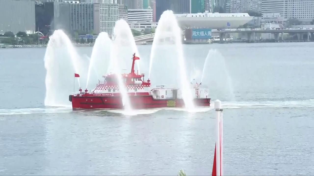 Video thumbnail for China: Flag-raising ceremony, reception held to mark 29th anniversary of Hong Kong's return to motherland.