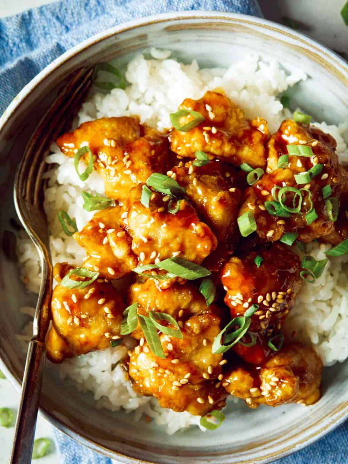 'Video thumbnail for Sesame chicken Recipe'