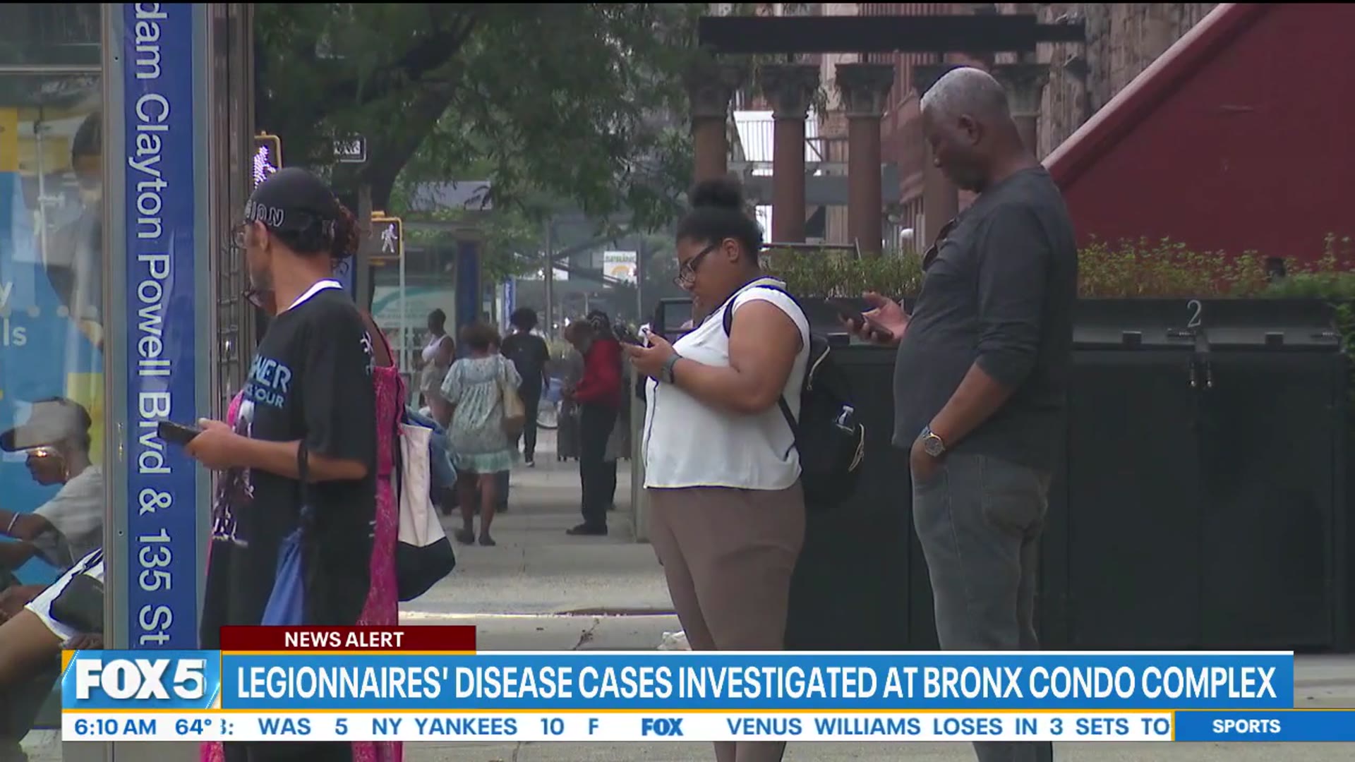 'Video thumbnail for NYC investigates Legionnaires’ disease cases at Bronx condos'