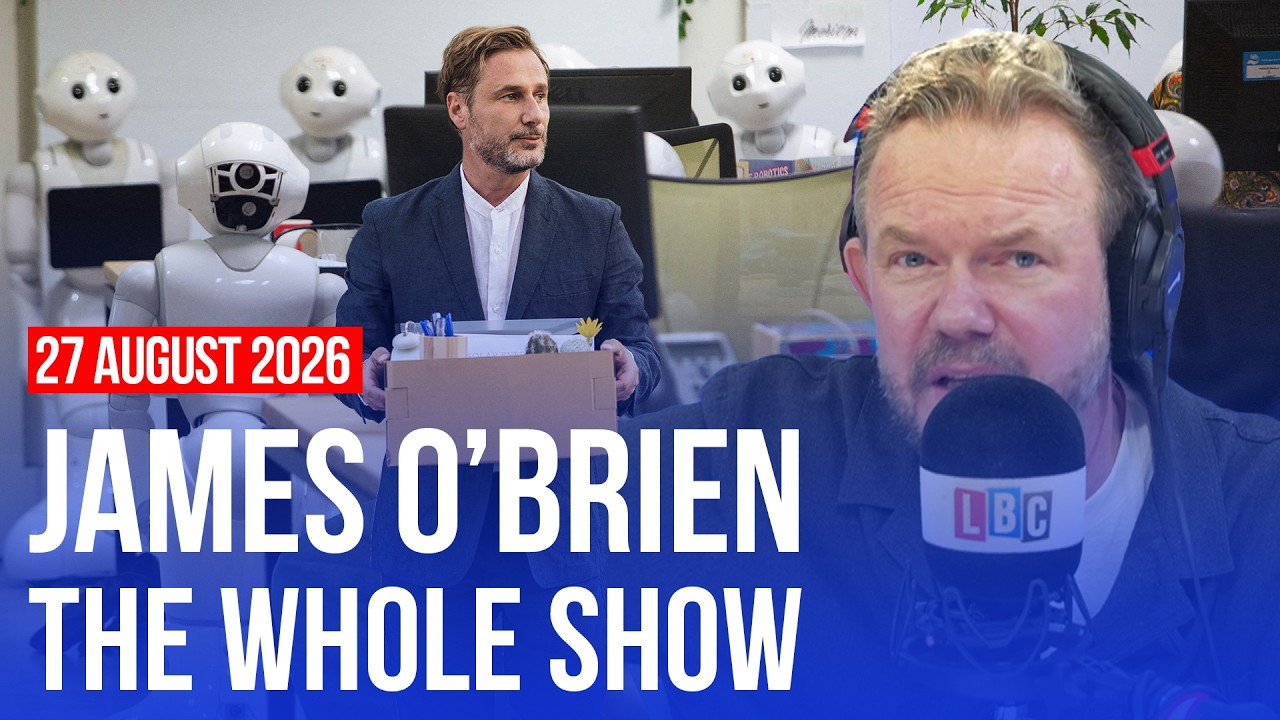 Video thumbnail for How will AI change human existence? | James O'Brien - The Whole Show