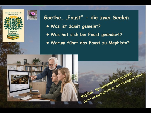 Video thumbnail for Faust und seine "zwei Seelen" - was macht den Mann reif für Mephisto? (ohne Sauerstoffflasche)